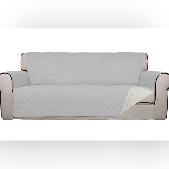 Oversized Sofa Cover Reversible Waterproof light gray/Ivory-NWT - Picture 1 of 9